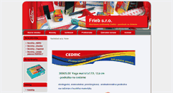 Desktop Screenshot of frieb.sk